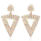 Triangle Earrings Rhinestone Earrings