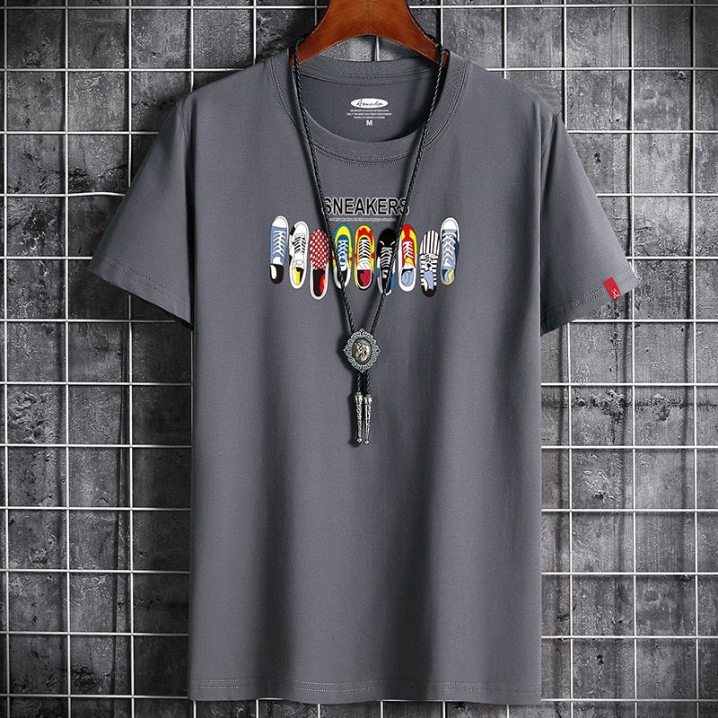 T Shirt Summer for Men Clothing Vintage T-shirt Tshirt Harajuku Manga Anime S-6XL