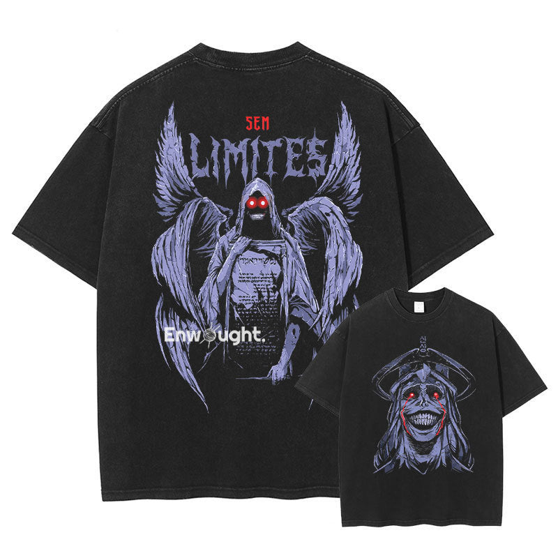 Sung Jin Woo T Shirt Anime S-Solo-Leveling Oversized Vintage