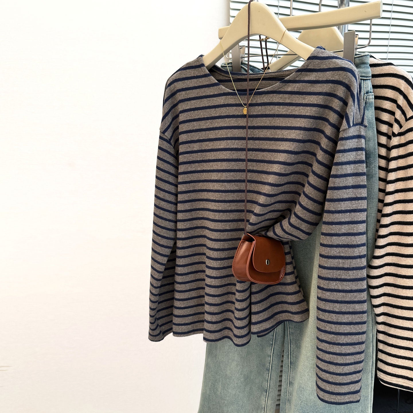 Style Brushed Long Sleeve T-Shirt for Women