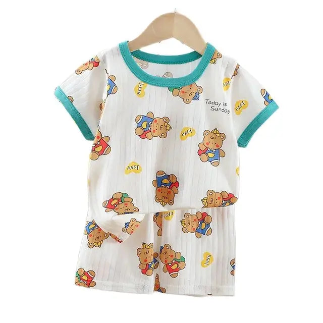 Dinosaur Baby Pajamas Set Cotton Child Pajamas