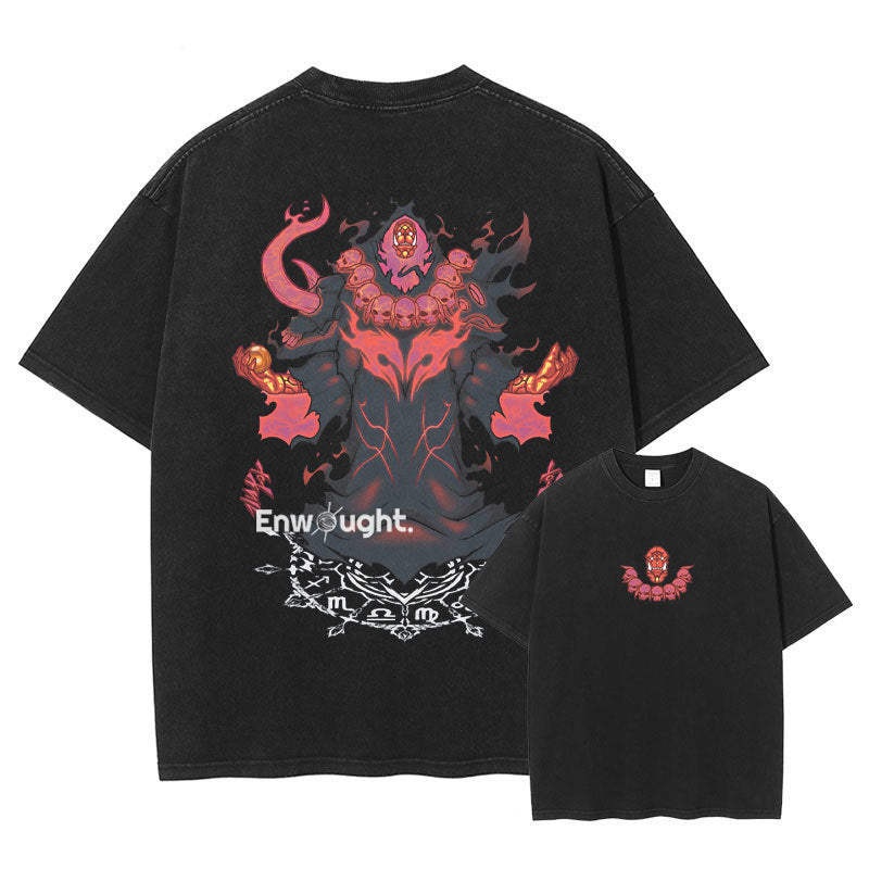 Sung Jin Woo T Shirt Anime S-Solo-Leveling Oversized Vintage