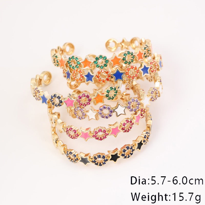 Inlaid Zircon Bracelet Bracelet Bracelet