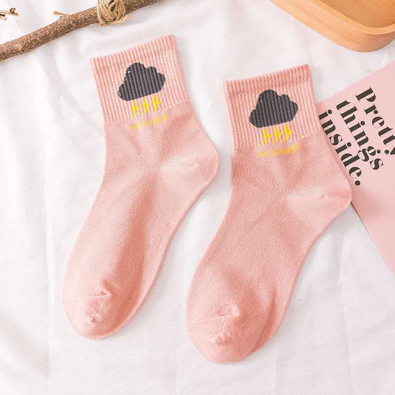 Stocking children women in the middle tube stacking socks