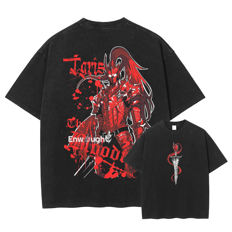 Sung Jin Woo T Shirt Anime S-Solo-Leveling Oversized Vintage