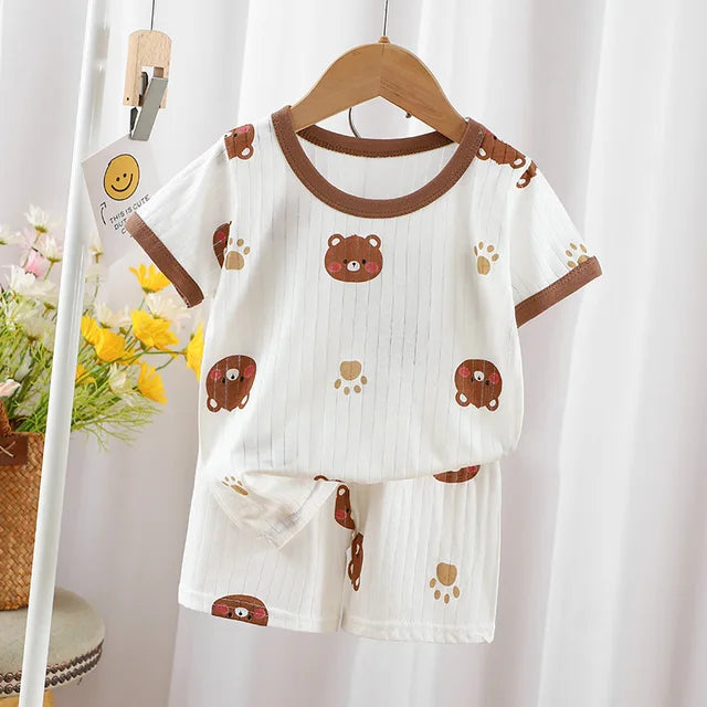 Dinosaur Baby Pajamas Set Cotton Child Pajamas