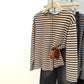 Style Brushed Long Sleeve T-Shirt for Women