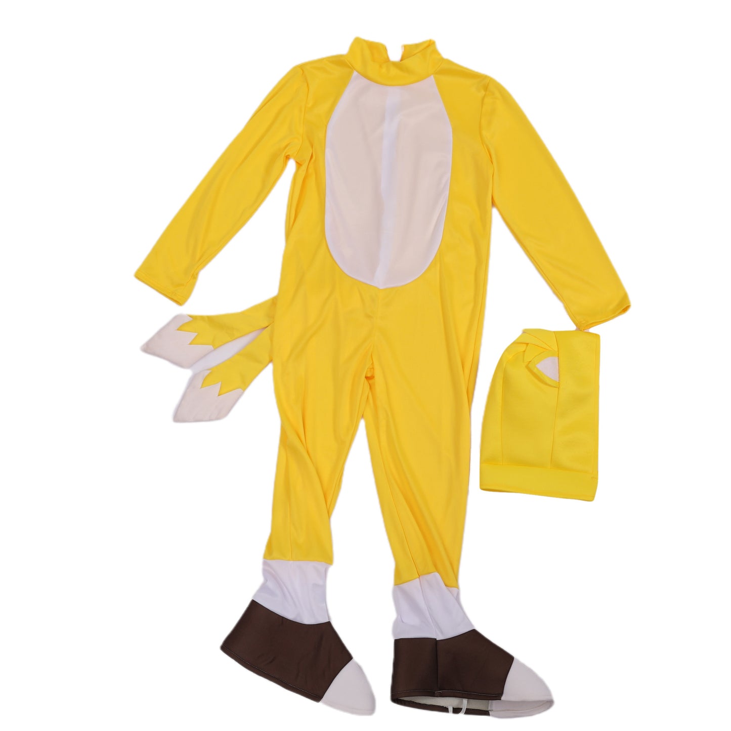 Children's party performance costume cosplay yellow fox Tals supersonic kid
