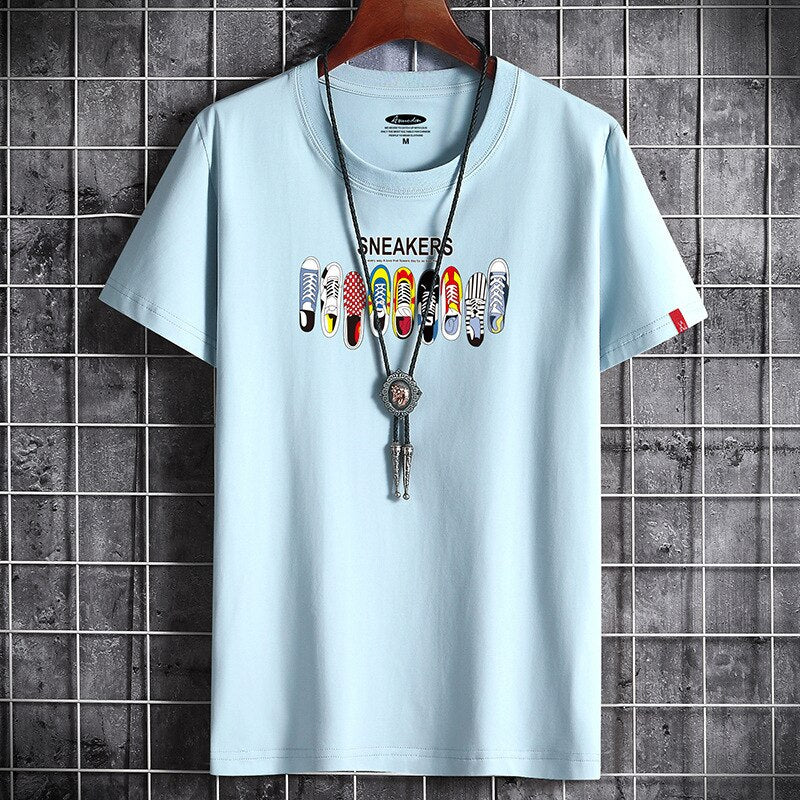 T Shirt Summer for Men Clothing Vintage T-shirt Tshirt Harajuku Manga Anime S-6XL