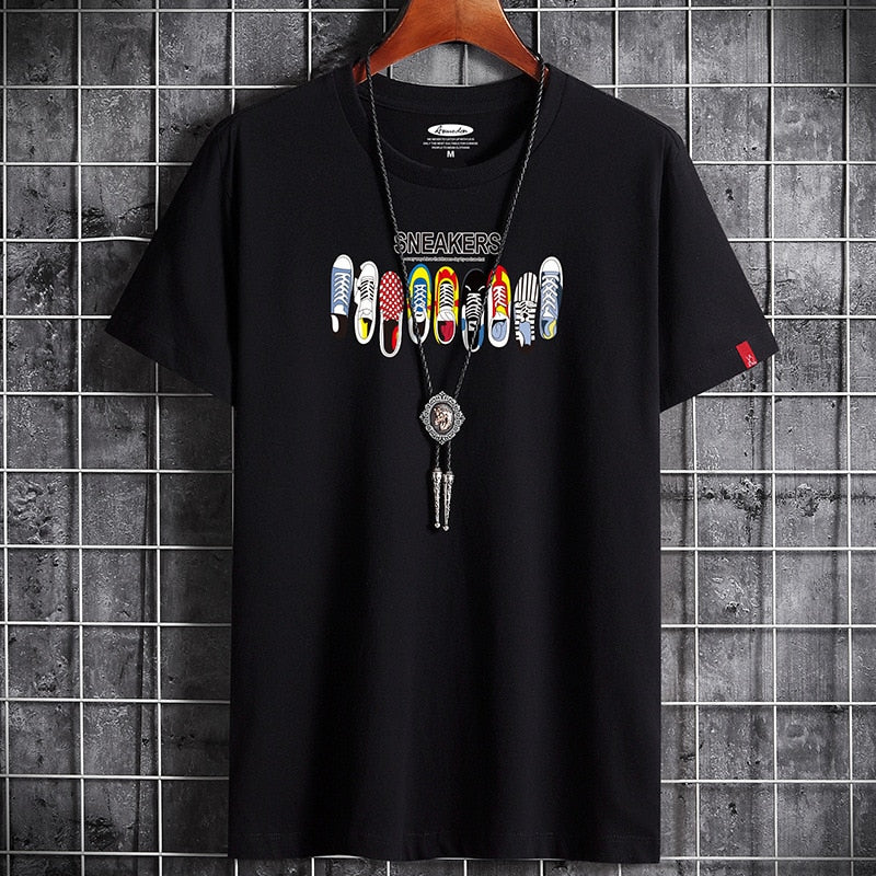 T Shirt Summer for Men Clothing Vintage T-shirt Tshirt Harajuku Manga Anime S-6XL