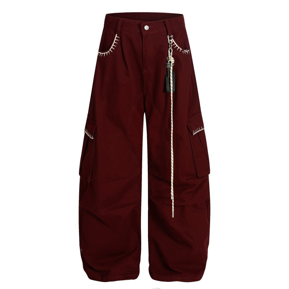 Silhouette curved knife pants