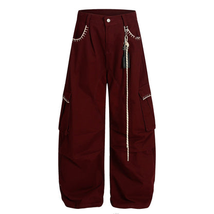 Silhouette curved knife pants