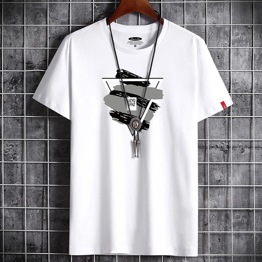 Fashion Anime T Shirt White Oversized Summer