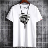 Fashion Anime T Shirt White Oversized Summer