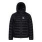 Double zipper white duck down jacket