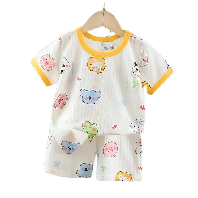 Dinosaur Baby Pajamas Set Cotton Child Pajamas