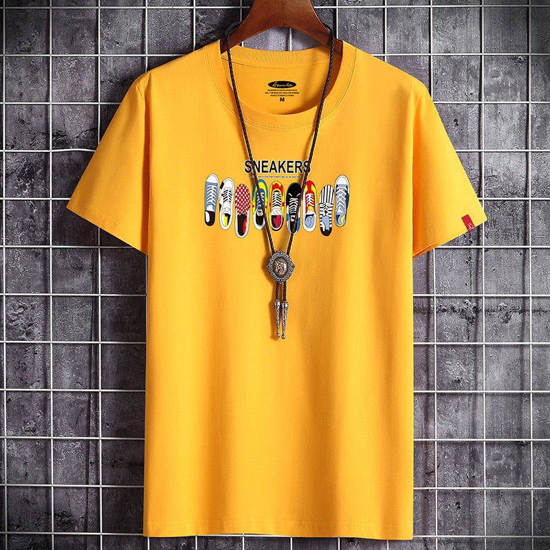 T Shirt Summer for Men Clothing Vintage T-shirt Tshirt Harajuku Manga Anime S-6XL