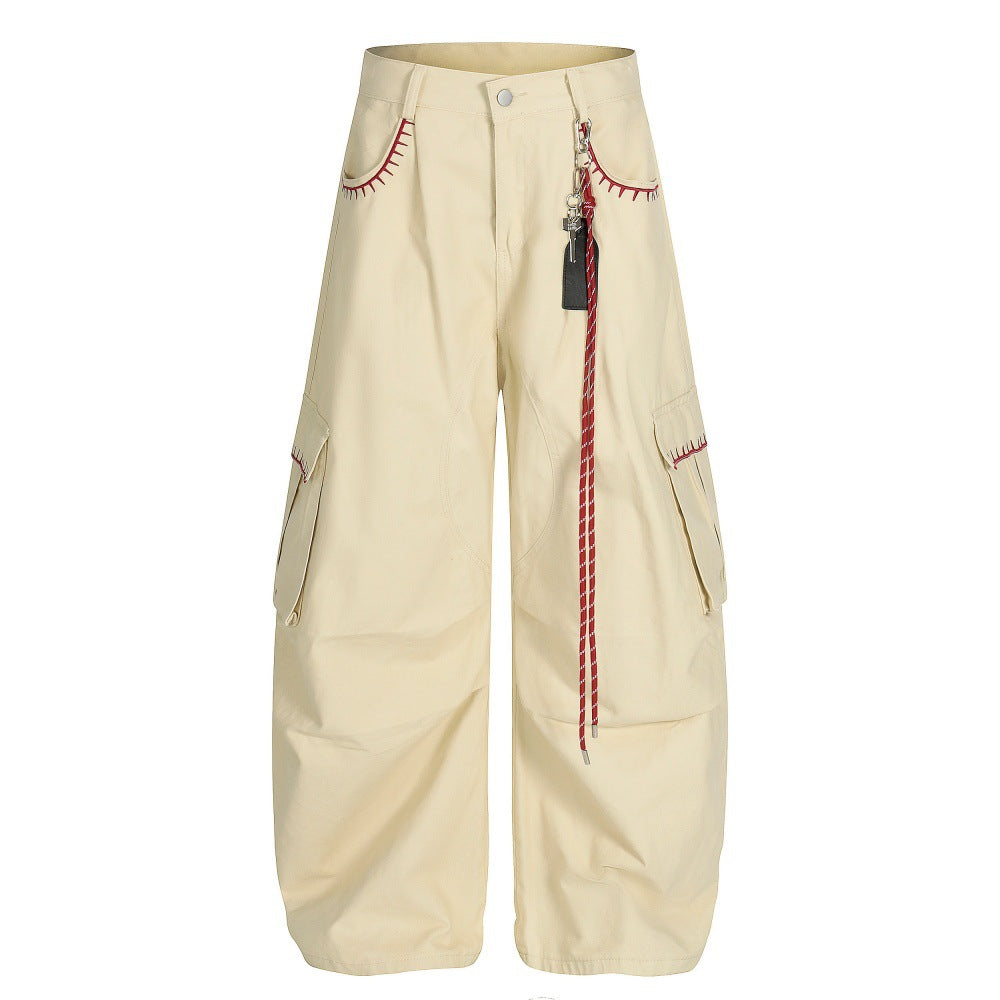 Silhouette curved knife pants
