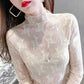 Loose Women Lace Blouse 3 Colors Female Bottoming Blouses