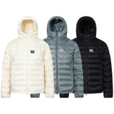 Double zipper white duck down jacket