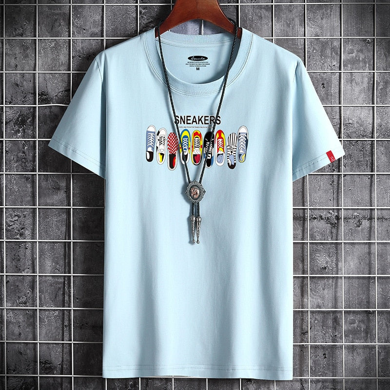 T Shirt Summer for Men Clothing Vintage T-shirt Tshirt Harajuku Manga Anime S-6XL