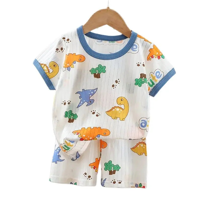 Dinosaur Baby Pajamas Set Cotton Child Pajamas