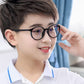 New round frame anti blue light glasses