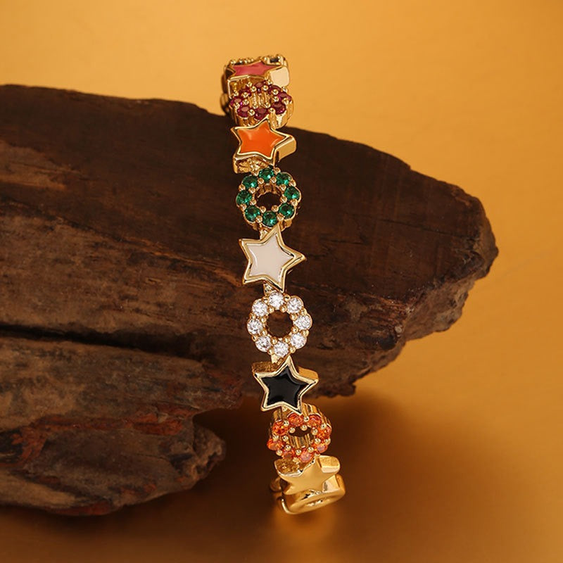 Inlaid Zircon Bracelet Bracelet Bracelet
