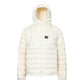 Double zipper white duck down jacket