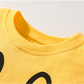 Children T shirt short sleeved color matching cotton children set